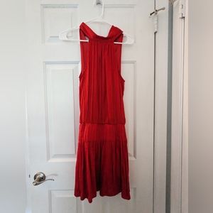 Red Bow Back dress